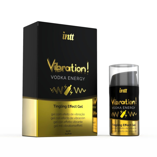 Рідкий вібратор зі смаком горілки Intt Vibration Vodka, 15 ml (м'ята упаковка)