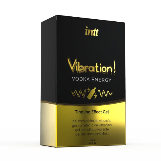 Рідкий вібратор зі смаком горілки Intt Vibration Vodka, 15 ml (м'ята упаковка)