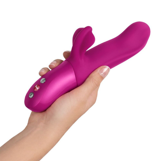 Пульсатор с вибрацией клиторального отростка, пурпурный Fun Factory Bi Stronic Fusion Magenta (мятая упаковка)