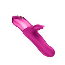 Пульсатор з вібрацією кліторального відростка, пурпуровий Fun Factory Bi Stronic Fusion Magenta (пом'ята упаковка)