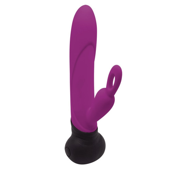 Вібратор з обертанням стовбура і петелькою для пальця Adrien Lastic Mini Bonnie