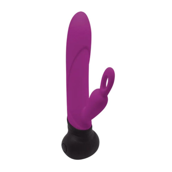 Вібратор з обертанням стовбура і петелькою для пальця Adrien Lastic Mini Bonnie