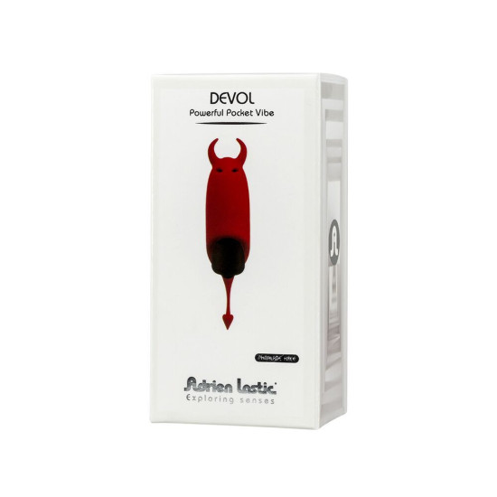 Вібропуля з хвостиком і ріжками Adrien Lastic Pocket Vibe Devol