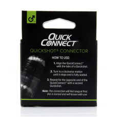 Адаптер для соединения двух Квикшотов в одну игрушку Fleshlight Quickshot Quick Connect