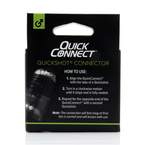 Адаптер для соединения двух Квикшотов в одну игрушку Fleshlight Quickshot Quick Connect