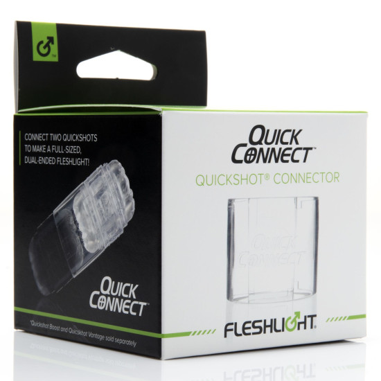 Адаптер для соединения двух Квикшотов в одну игрушку Fleshlight Quickshot Quick Connect