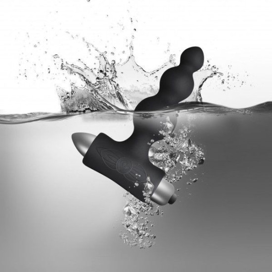 Чорний анальний вібратор Rocks Off Petite Sensations Bubbles Black