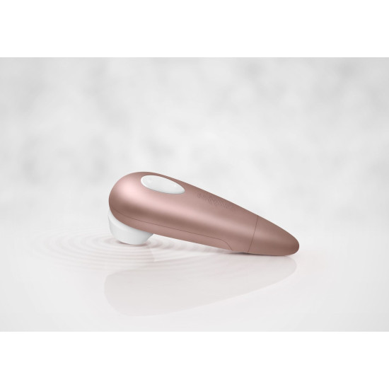 Вакуумний кліторальний стимулятор на батарейках Satisfyer Number One