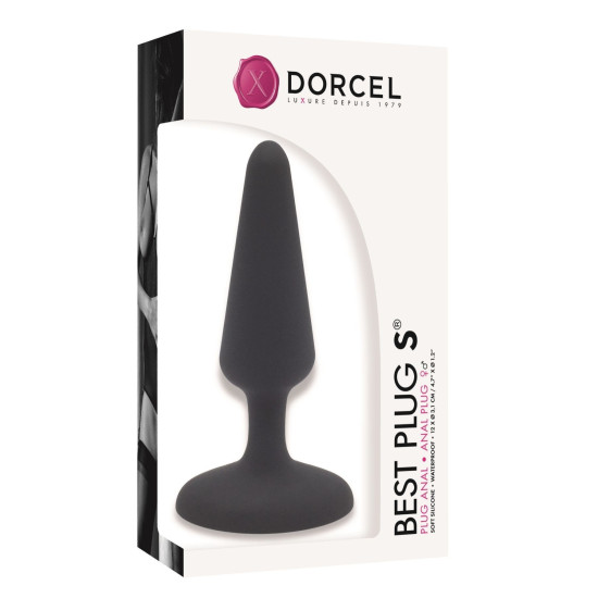 Силіконова анальна пробка, макс. діаметр 3,1 см Dorcel Best Plug, S