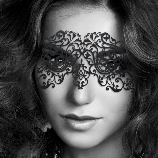 Маска на лицо, виниловая, клеевое крепление, без завязок Bijoux Indiscrets Dalila Mask
