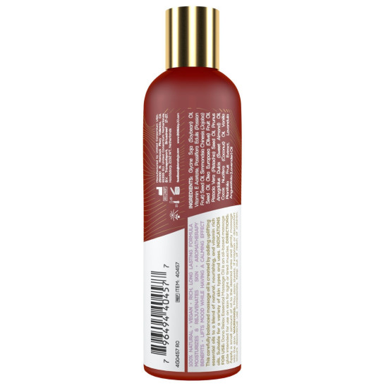 Натуральное массажное масло с ароматом лаванды и ванили DONA Relax Lavender & Tahitian Vanilla, 120 ml