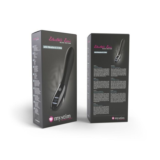 Вибратор с электростимуляцией, миостимулятор, черный Mystim Electric Eric eStim Black
