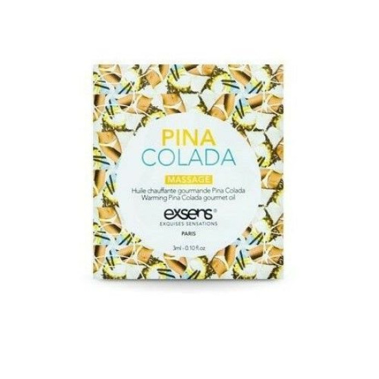 Пробник масажної олії зі смаком піна-колади EXSENS Pina Colada, 3 ml