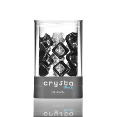 Прозорий мастурбатор з рельєфом у вигляді щільних блоків Tenga Crysta Block