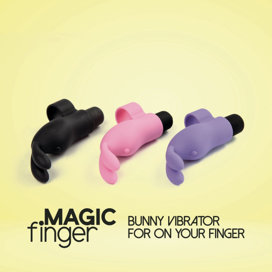 Вибратор на палец, розовый FeelzToys Magic Finger Vibrator Pink