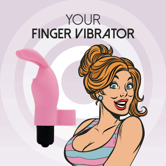 Вибратор на палец, розовый FeelzToys Magic Finger Vibrator Pink