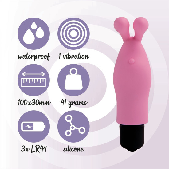 Вибратор на палец, розовый FeelzToys Magic Finger Vibrator Pink