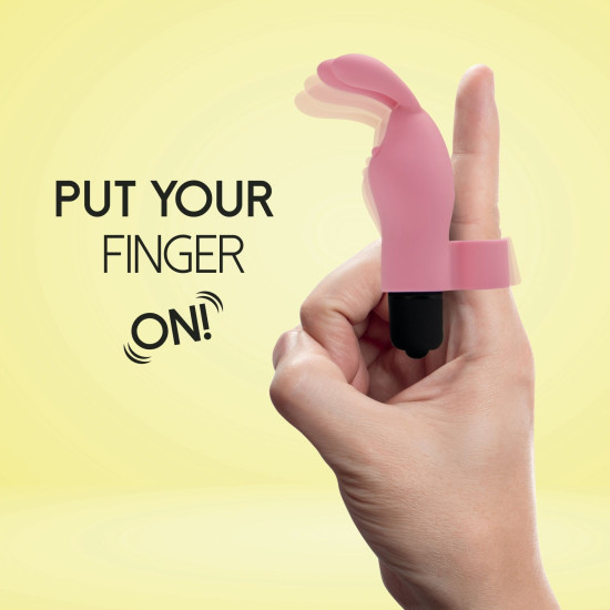 Вибратор на палец, розовый FeelzToys Magic Finger Vibrator Pink