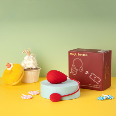 Смарт-виброяйцо, красное Magic Motion Sundae Red