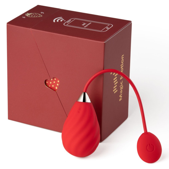 Смарт-виброяйцо, красное Magic Motion Sundae Red
