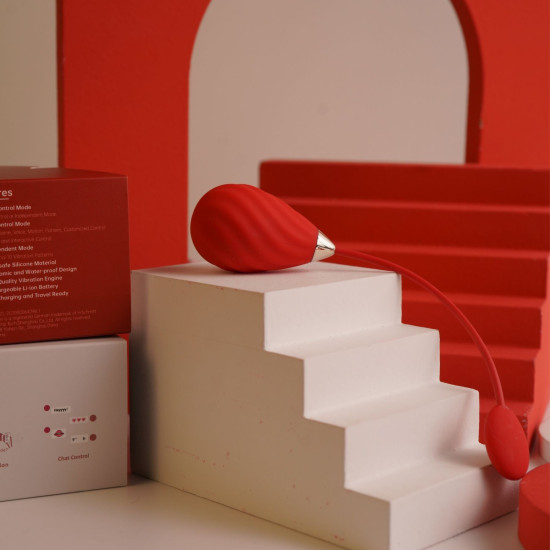 Смарт-виброяйцо, красное Magic Motion Sundae Red