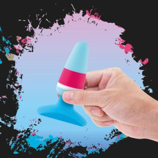 Силіконова анальна пробка, довжина 10 см, діаметр 6,5 см FeelzToys Plugz Butt Plug Colors Nr. 1
