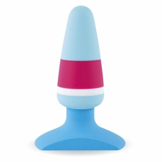 Силиконовая анальная пробка, длина 10 см, диаметр 6,5 см FeelzToys Plugz Butt Plug Colors Nr. 1