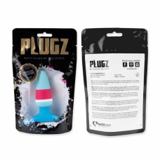 Силіконова анальна пробка, довжина 10 см, діаметр 6,5 см FeelzToys Plugz Butt Plug Colors Nr. 1