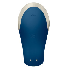Смарт-вібратор для пар, синій Satisfyer Double Love Blue