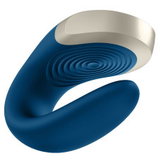 Смарт-вібратор для пар, синій Satisfyer Double Love Blue