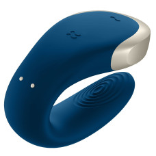 Смарт-вібратор для пар, синій Satisfyer Double Love Blue