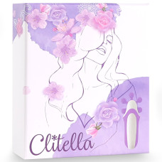 Стимулятор с имитацией оральных ласк, фиолетовый FeelzToys Clitella Oral Clitoral Stimulator Purple