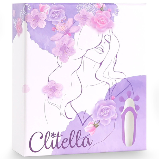 Стимулятор с имитацией оральных ласк, фиолетовый FeelzToys Clitella Oral Clitoral Stimulator Purple