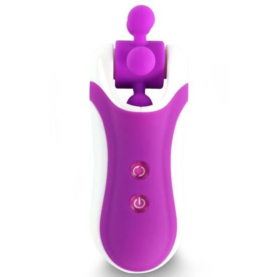 Стимулятор с имитацией оральных ласк, фиолетовый FeelzToys Clitella Oral Clitoral Stimulator Purple