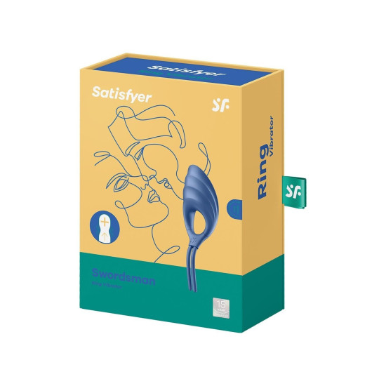 Ерекційне кільце, синє Satisfyer Swordsman Blue