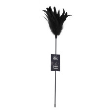 Лоскоталка з пером молодого півня, чорна Art of Sex Feather Paddle
