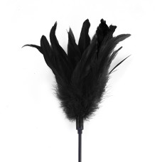 Лоскоталка з пером молодого півня, чорна Art of Sex Feather Paddle