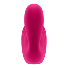 Смарт-вибратор в трусики, вагинально-клиторальный, 2 мотора, розовый Satisfyer Top Secret Pink