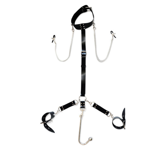 Бондажный набор с металлическим анальным крюком №1 Art of Sex Beatrice Bondage Set with Anal Hook №1