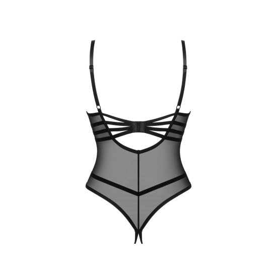 Боді з відкритим доступом Obsessive Roxelia Crotchless Teddy, XS/S