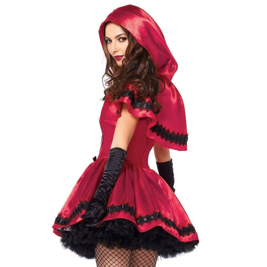 Еротичний костюм Червоної Шапочки (сукня та накидка) Leg Avenue Gothic Red Riding Hood, L
