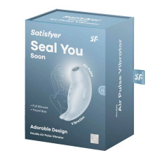 Вакуумний кліторальний стимулятор з вібрацією Satisfyer Seal You Soon