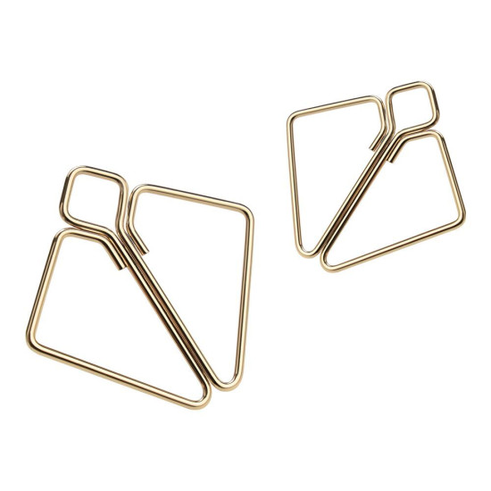 Зажимы для сосков с тяжелой подвеской, золотистые Lockink Nipple Clamps with Heavy Pendant Golden