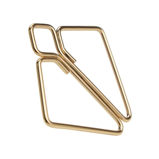 Зажимы для сосков с тяжелой подвеской, золотистые Lockink Nipple Clamps with Heavy Pendant Golden