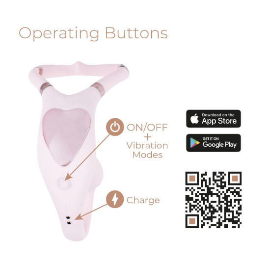 Вібратор з керуванням через додаток Adrien Lastic Venus + App