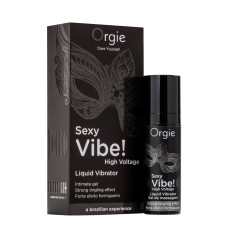 Потужний рідкий вібратор Orgie Sexy Vibe! High Voltage, 15 ml