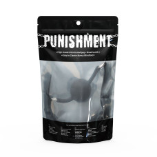 Кляп із силіконовою кулькою, чорний Punishment Silicone Ball Gag Black