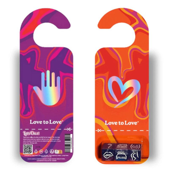 Игровые кубики для пар Love To Love Let's Dice