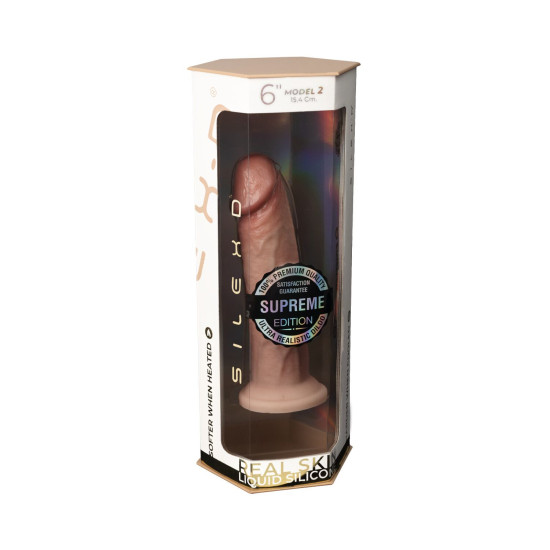 Реалістичний фалоімітатор, довжина 15,2 см SilexD Robby Premium Real Skin Flesh (MODEL 2 size 6in)