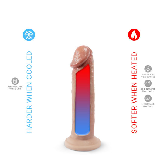 Реалістичний фалоімітатор, довжина 15,2 см SilexD Robby Premium Real Skin Flesh (MODEL 2 size 6in)